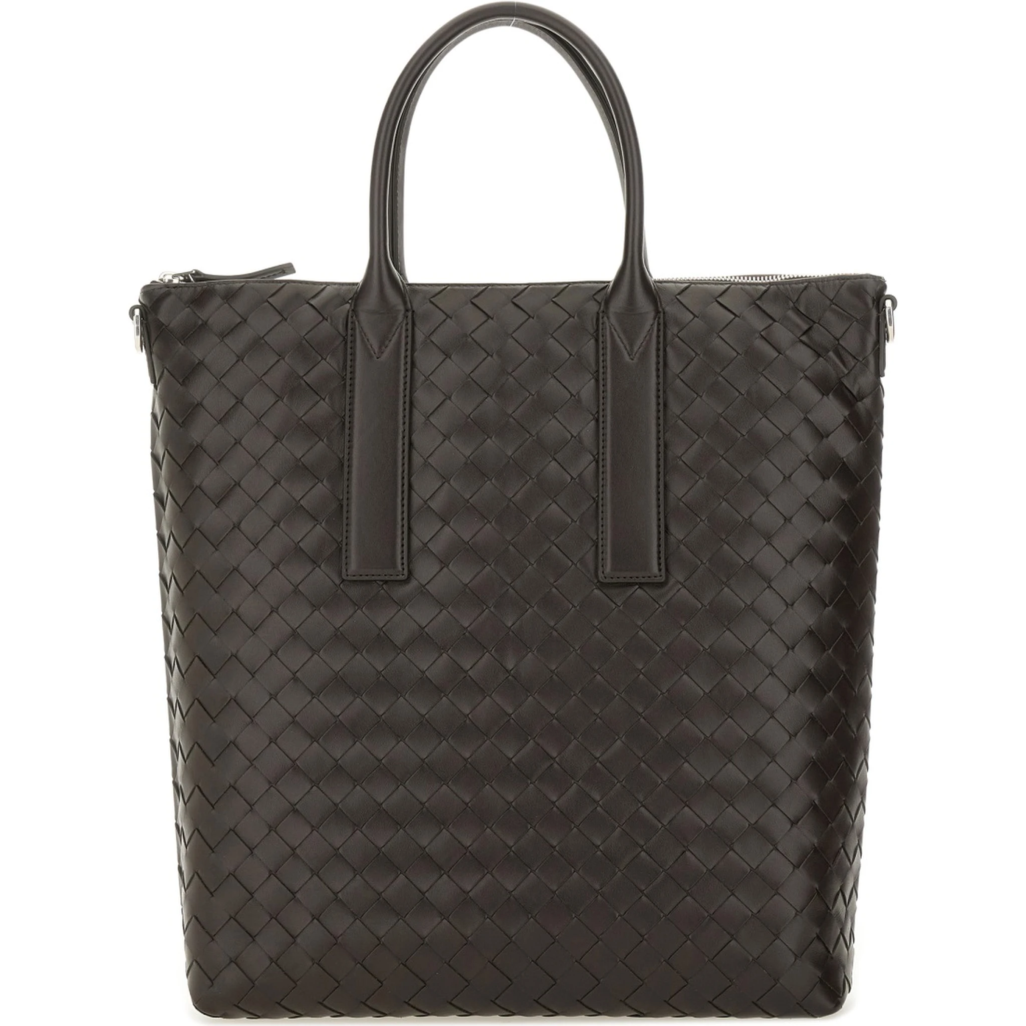 "NORTH-SOUTH" WOVEN TOTE BAG