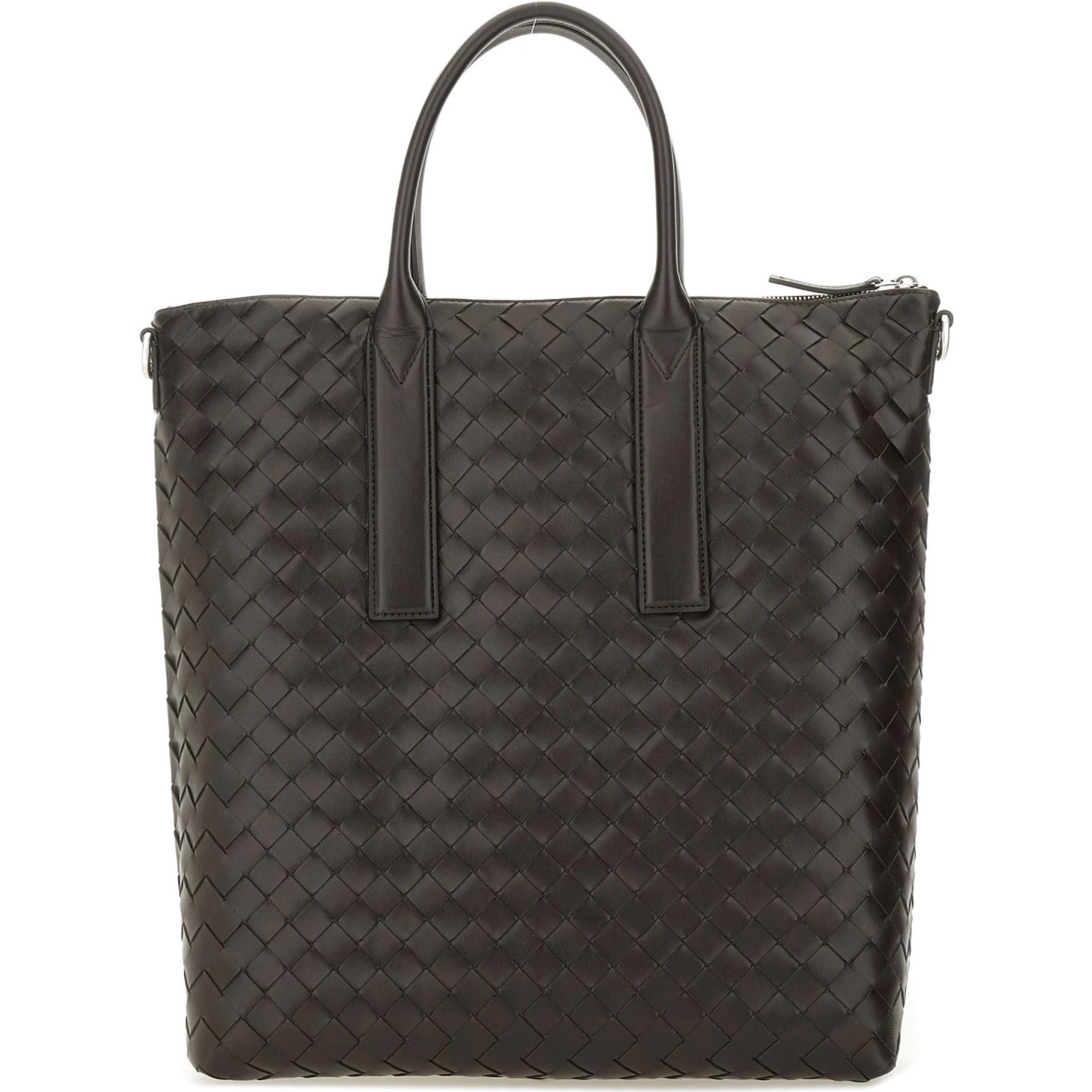 "NORTH-SOUTH" WOVEN TOTE BAG