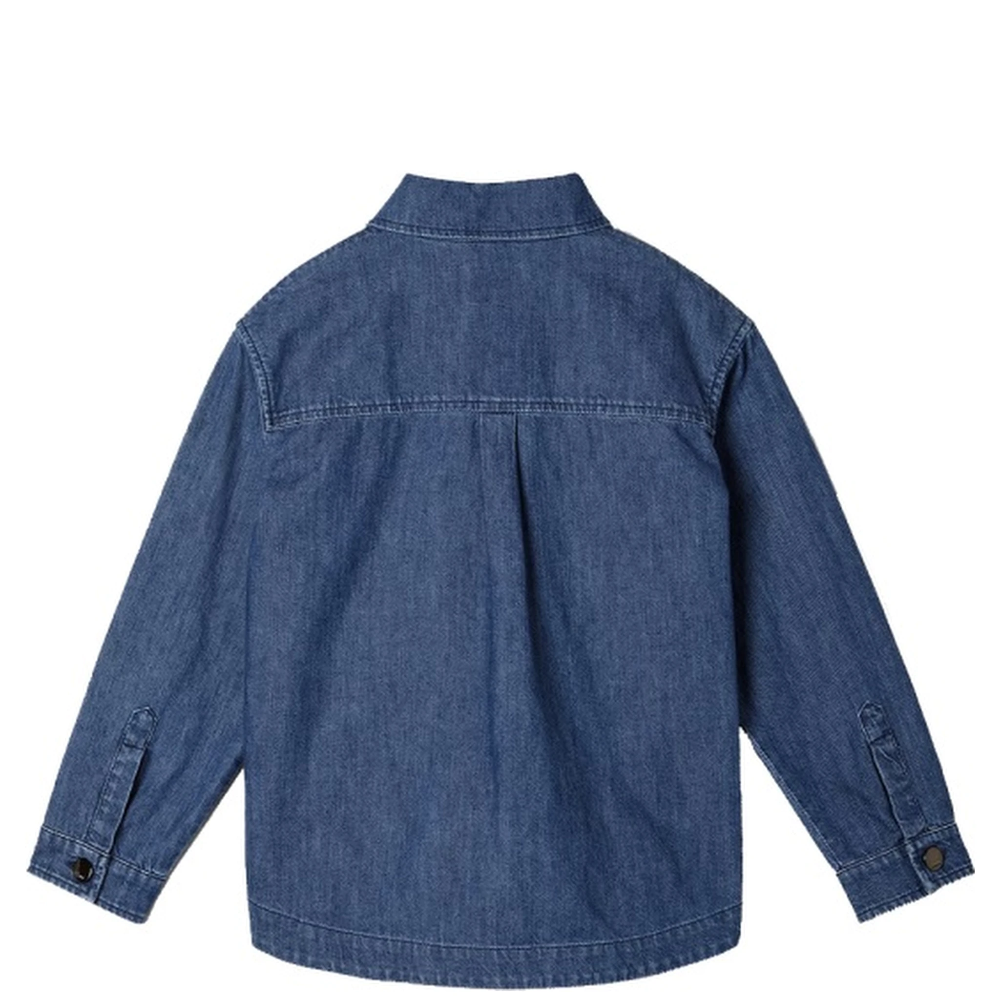DENIM SHIRT WITH LOGO