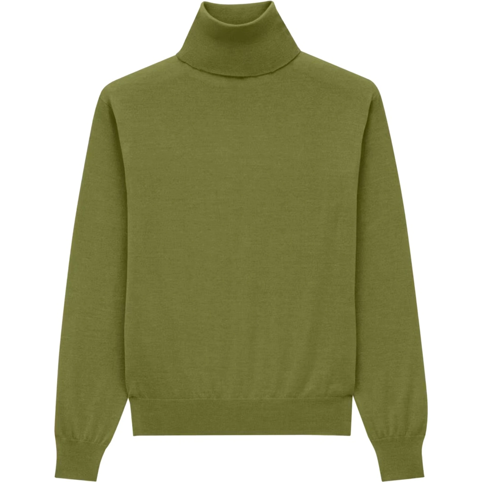 CASHMERE, WOOL AND SILK TURTLENECK PULLOVER