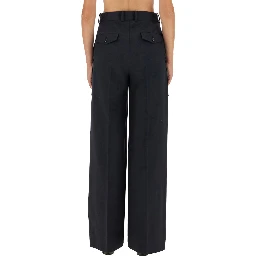 WOOL AND COTTON PANTS