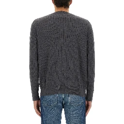 RIBBED WOOL CARDIGAN