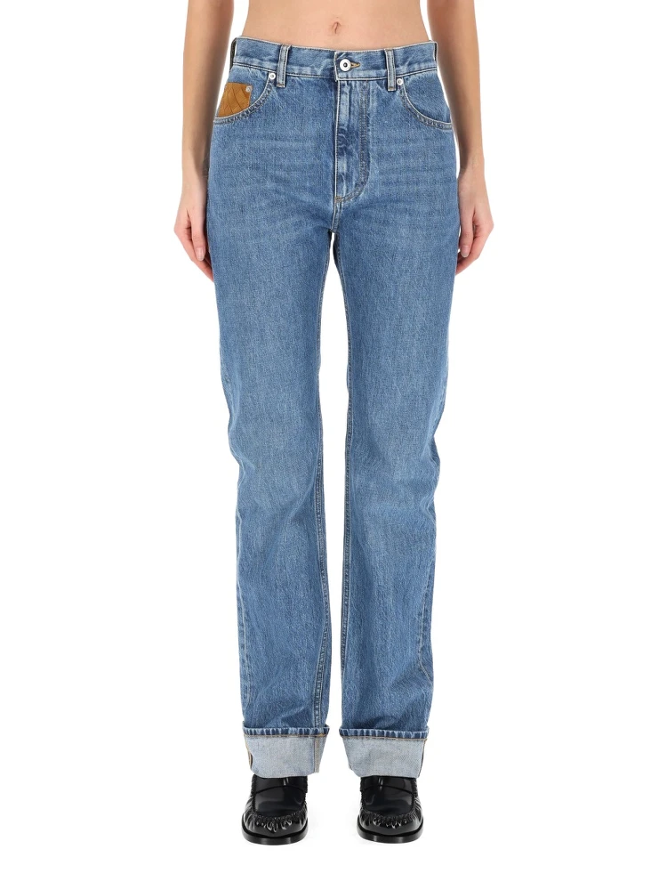 "INDIGO VINTAGE" STRAIGHT JEANS