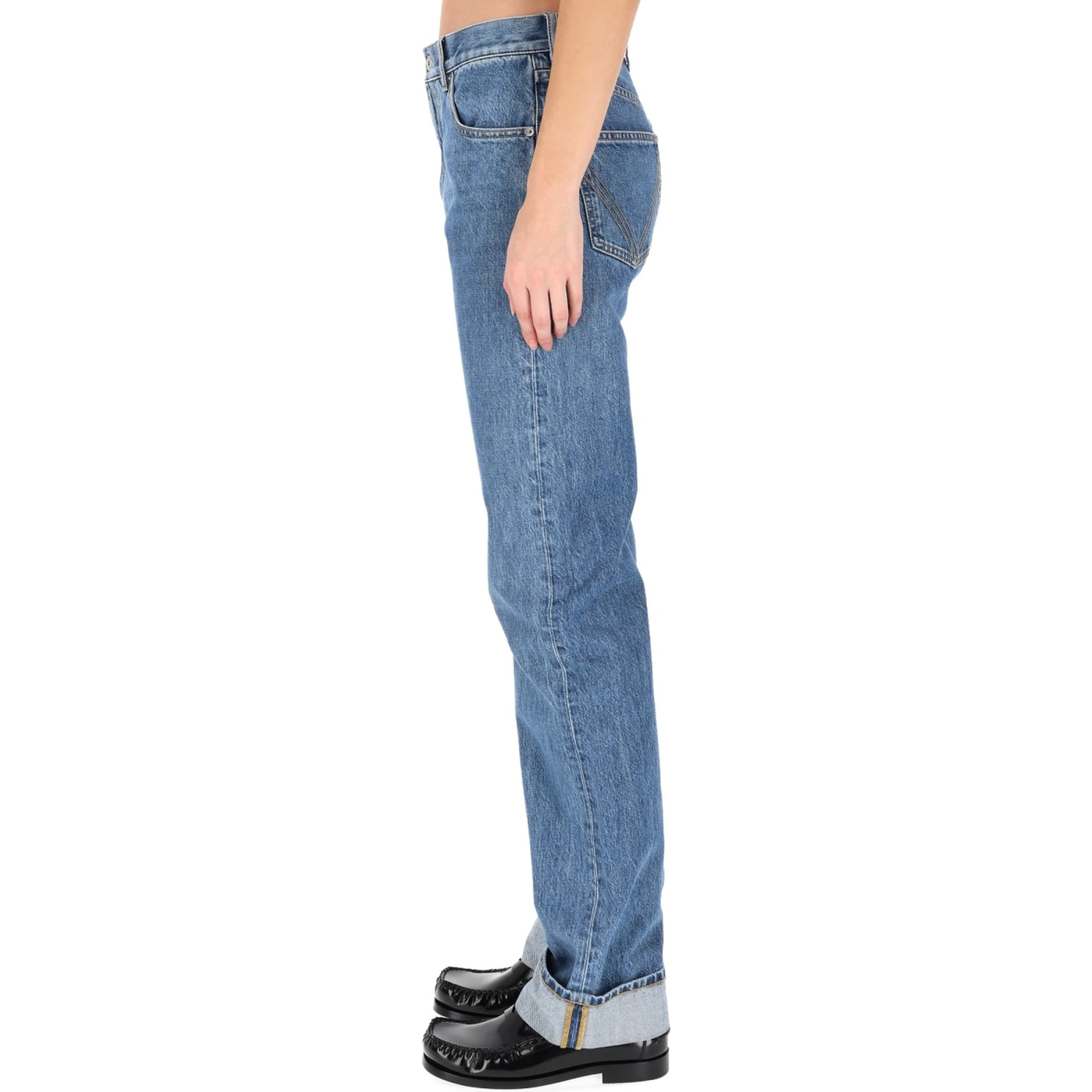 "INDIGO VINTAGE" STRAIGHT JEANS