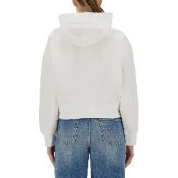 PRINTED COTTON HOODIE