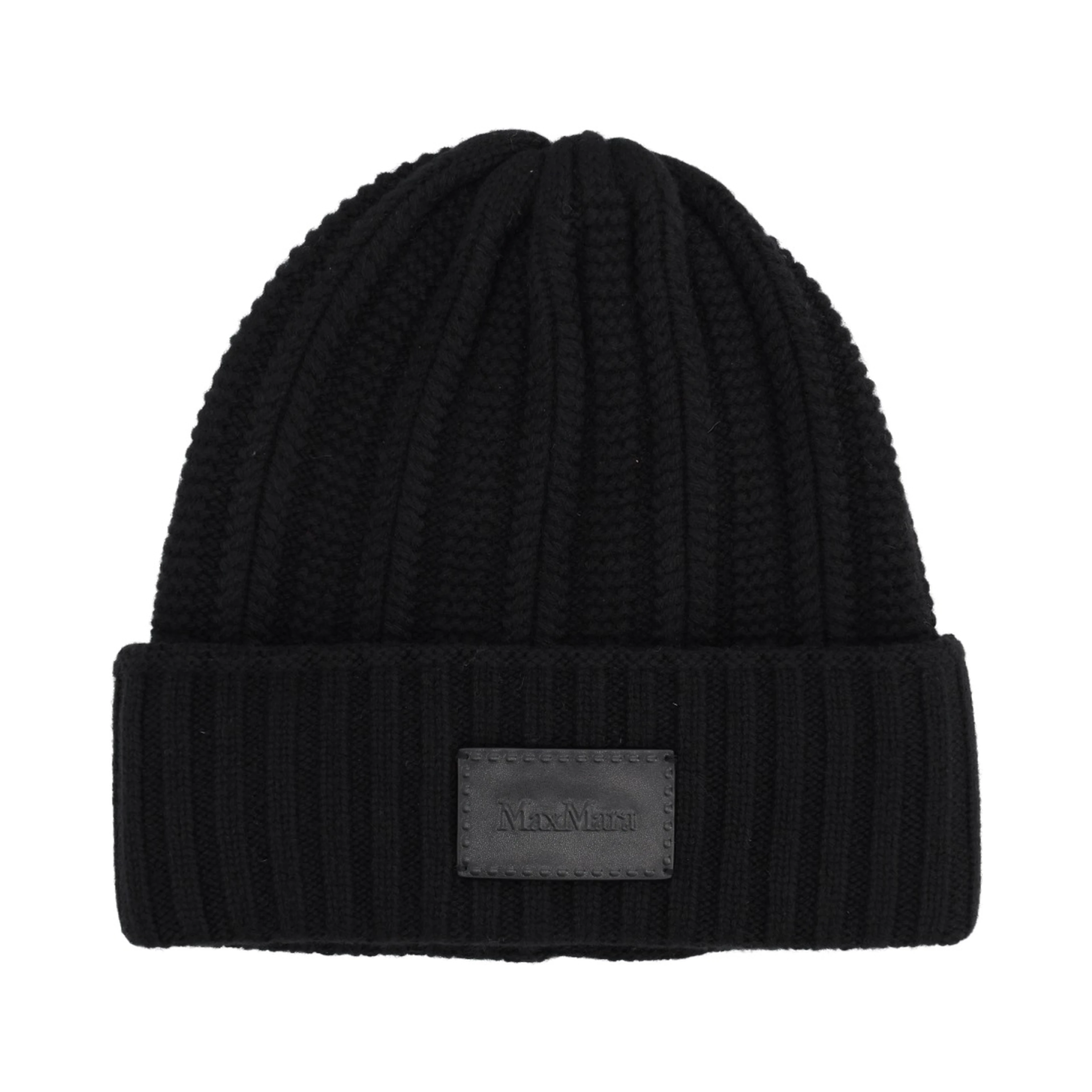 CASHMERE CAP WITH LOGO