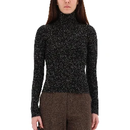 WOOL AND CASHMERE MOULINÉ TURTLENECK