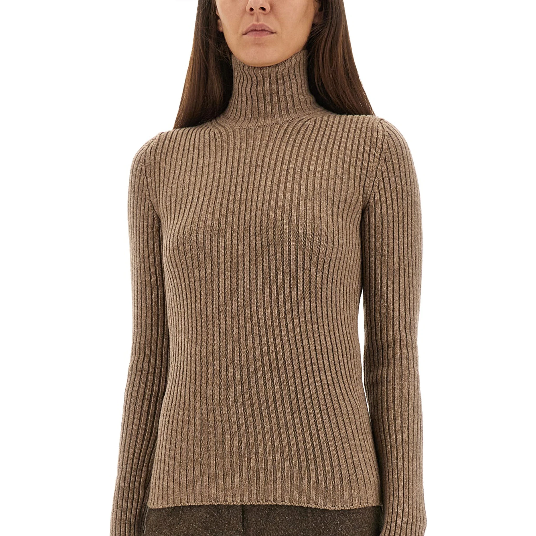 RIBBED TURTLENECK SWEATER