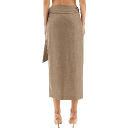 "BINGO" WRAP SKIRT