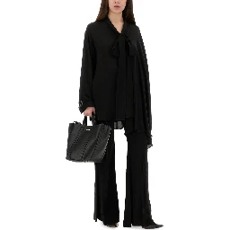 BLOUSE WITH SCARF