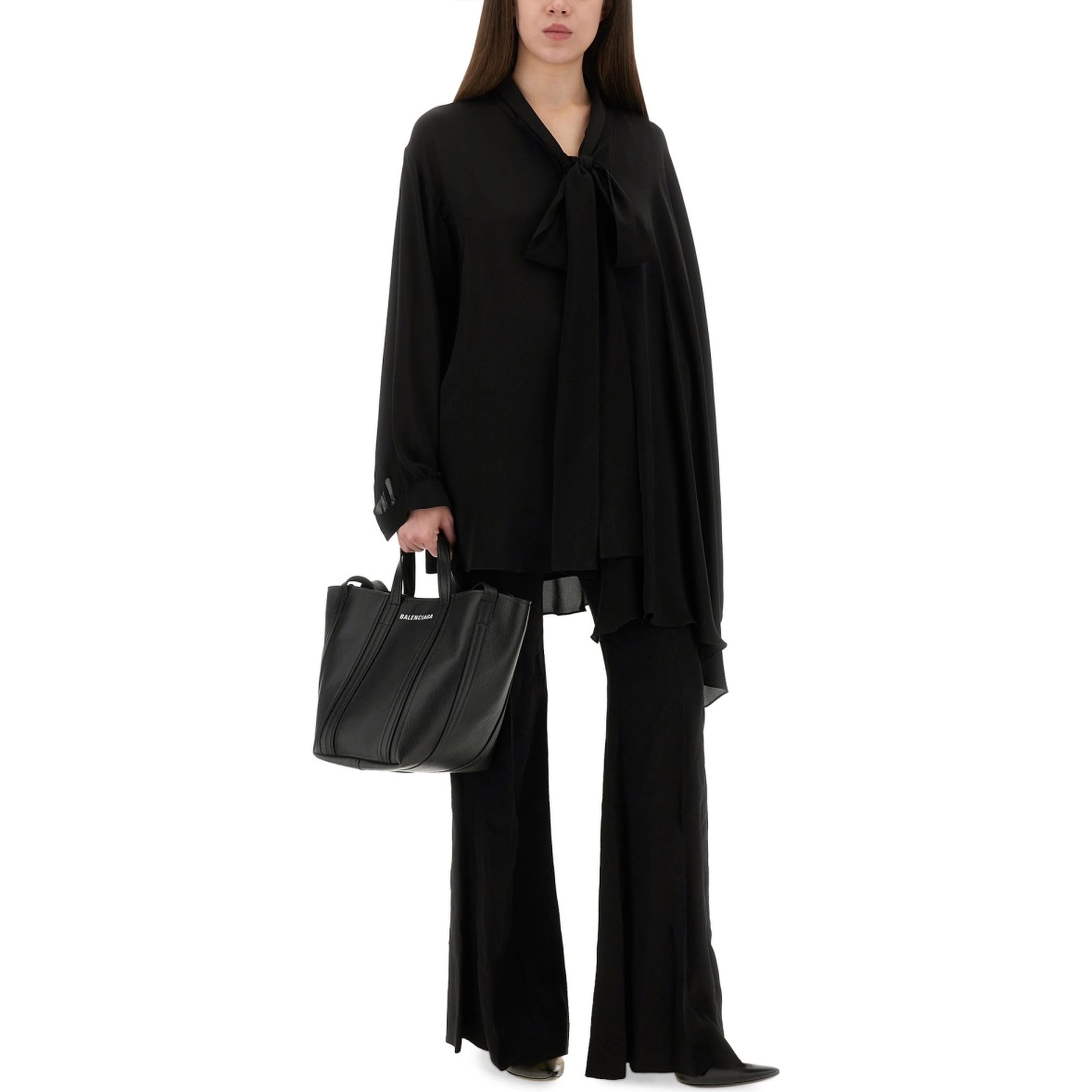 BLOUSE WITH SCARF