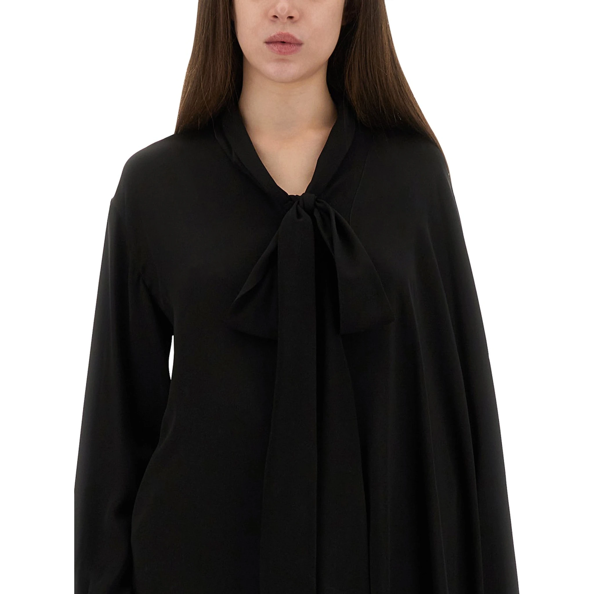 BLOUSE WITH SCARF