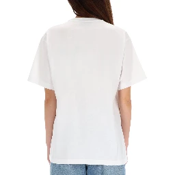 T-SHIRT WITH LOGO EMBROIDERY