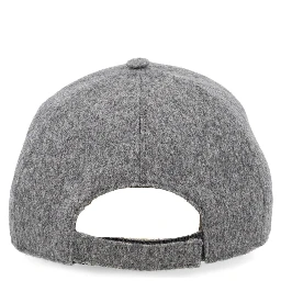 WOOL AND CASHMERE BASEBALL HAT