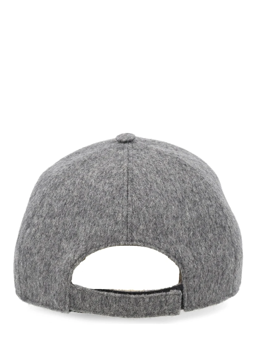WOOL AND CASHMERE BASEBALL HAT