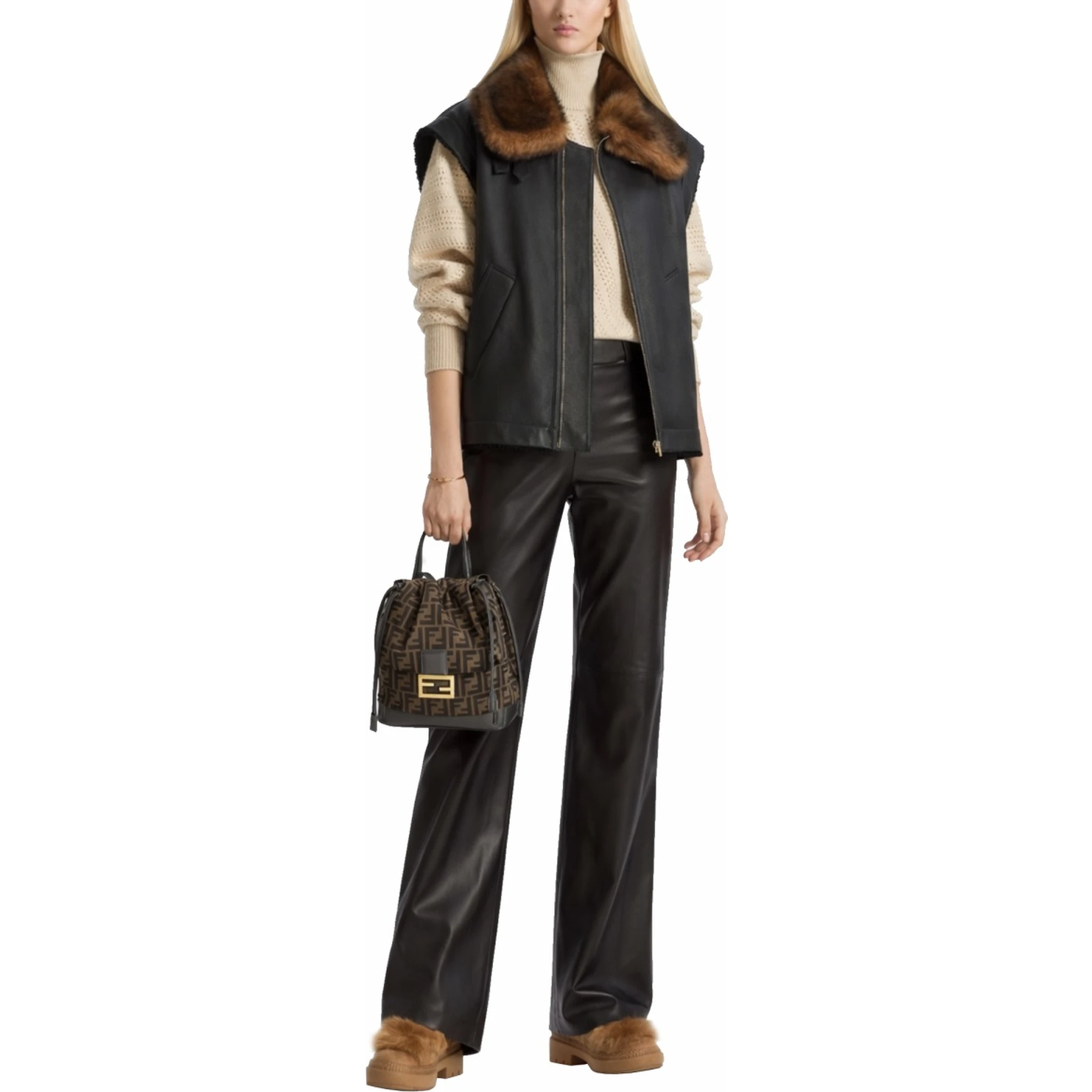 SHEEPSKIN FUR VEST