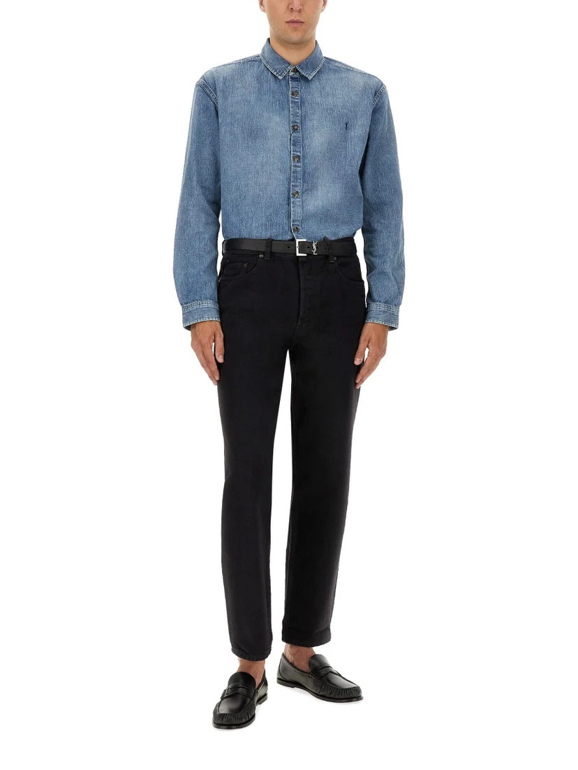 DENIM "CASSANDRE" SHIRT