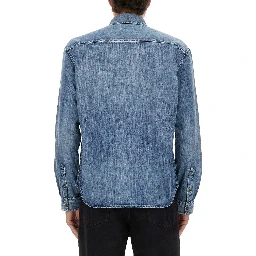 DENIM "CASSANDRE" SHIRT