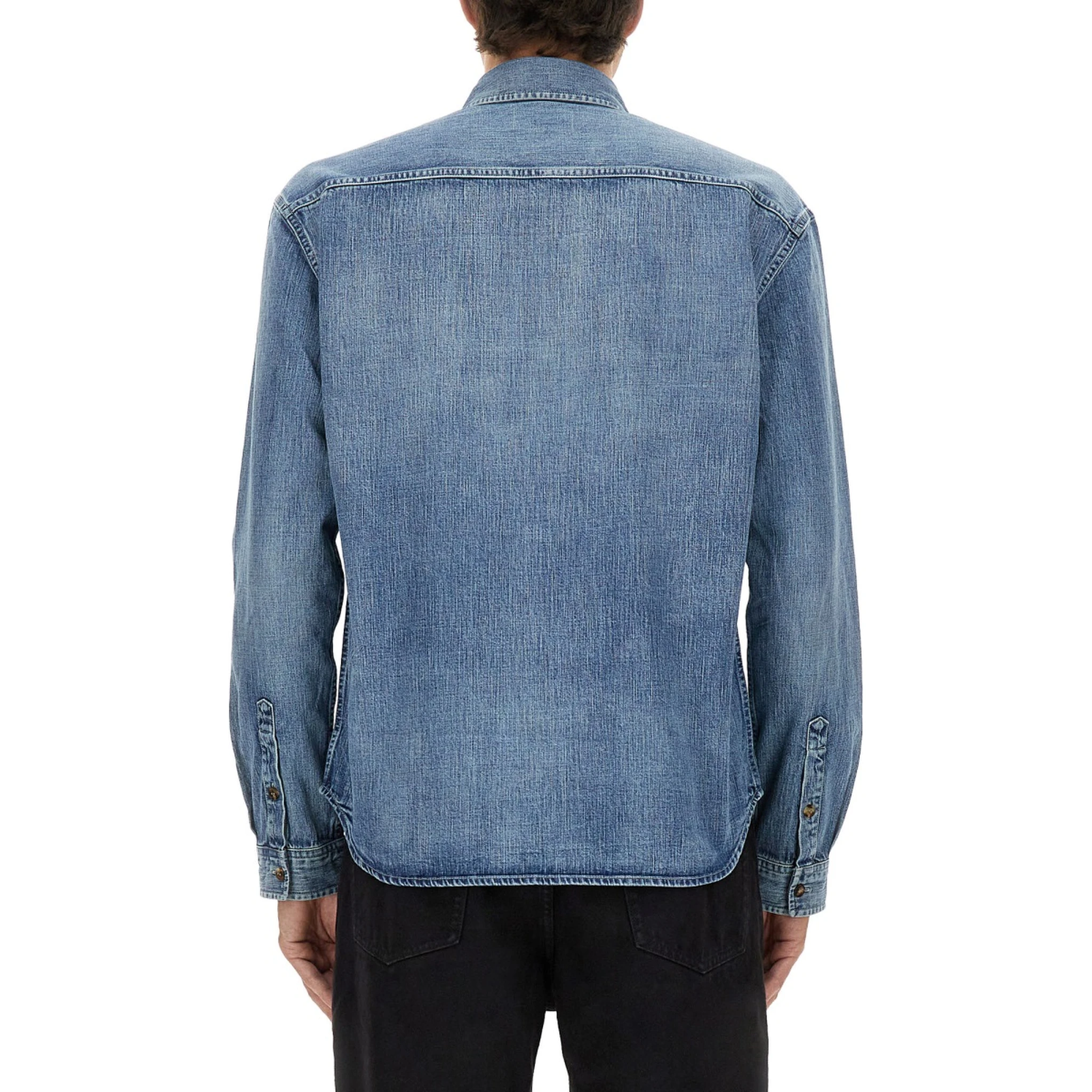 DENIM "CASSANDRE" SHIRT