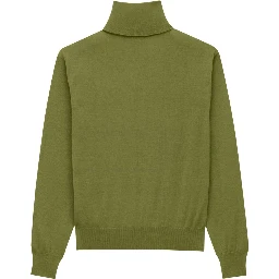CASHMERE, WOOL AND SILK TURTLENECK