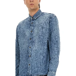 DENIM "CASSANDRE" SHIRT