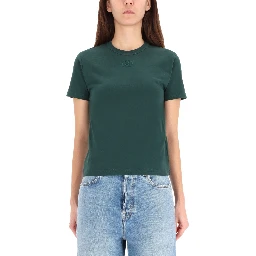 T-SHIRT WITH LOGO EMBROIDERY