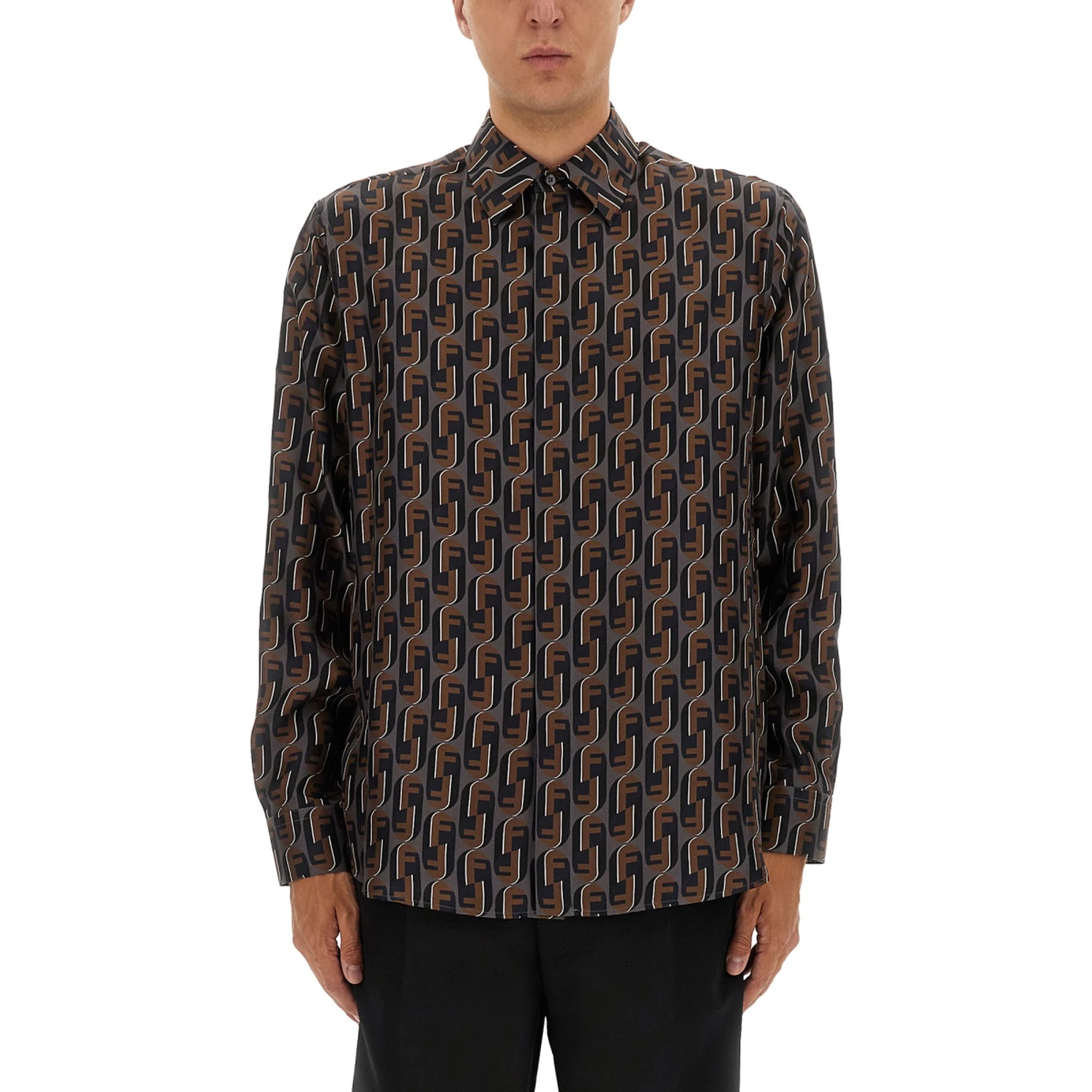 PRINTED SILK SHIRT