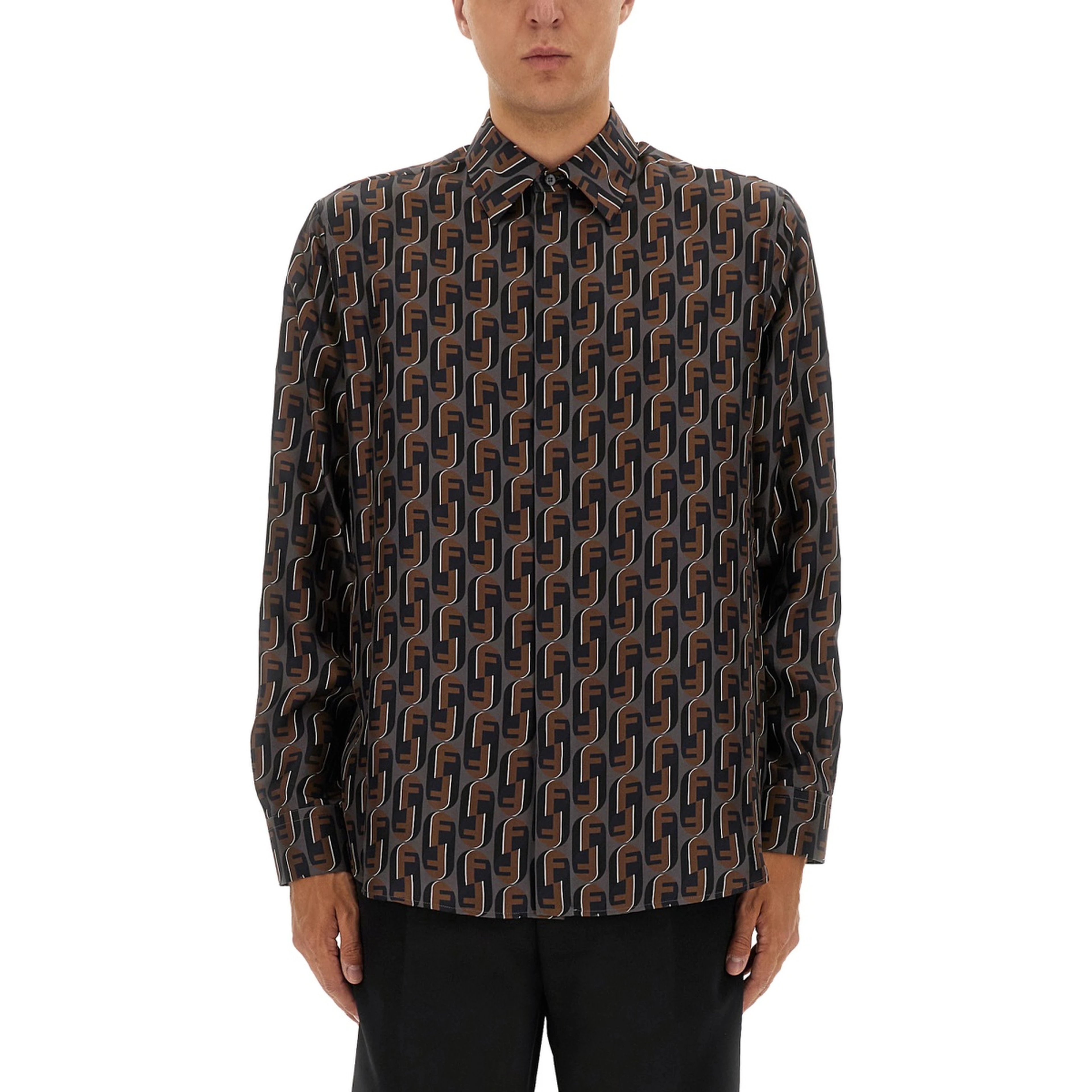PRINTED SILK SHIRT