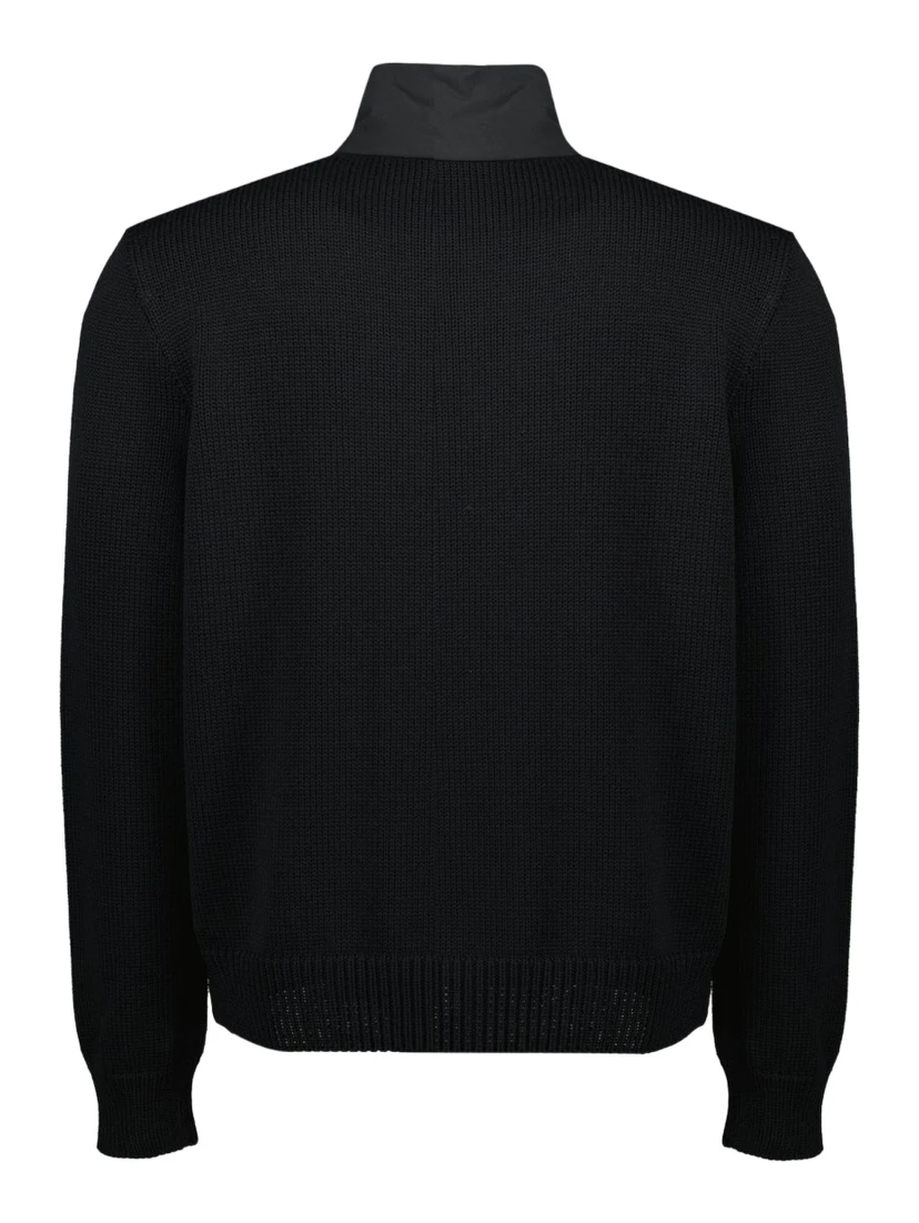 ZIPPERED CARDIGAN