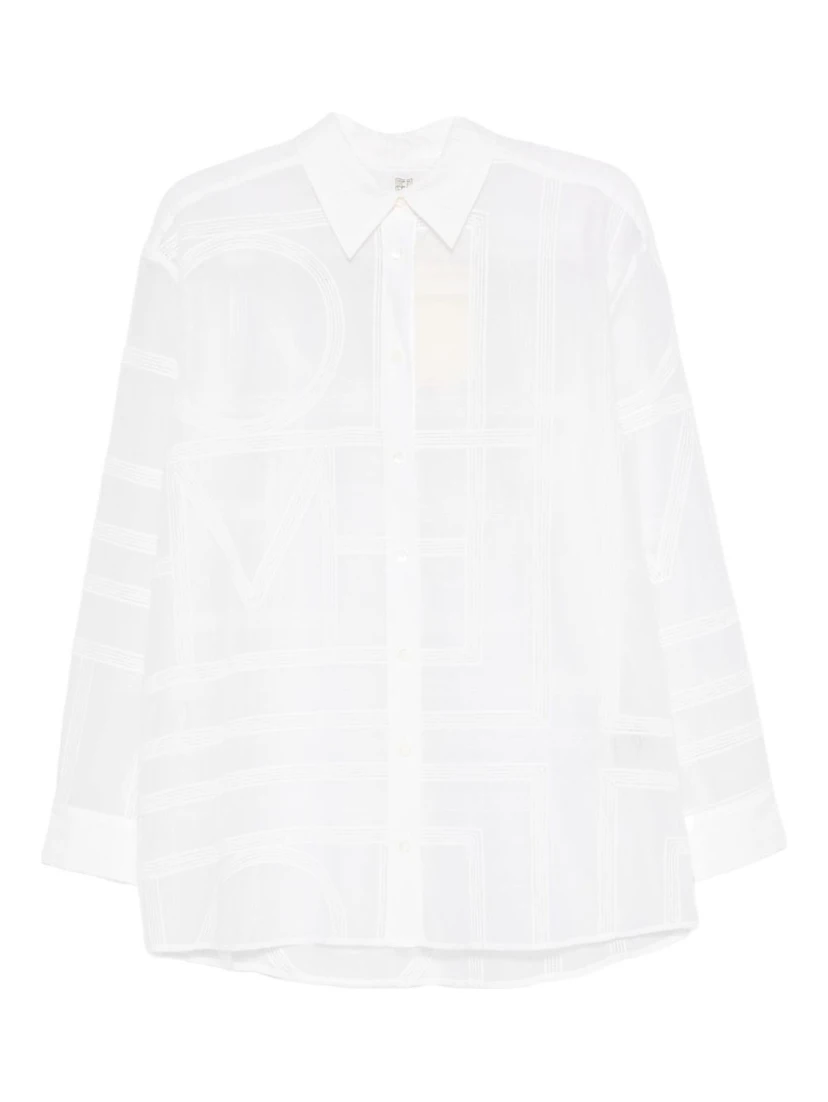 COTTON AND SILK SHIRT