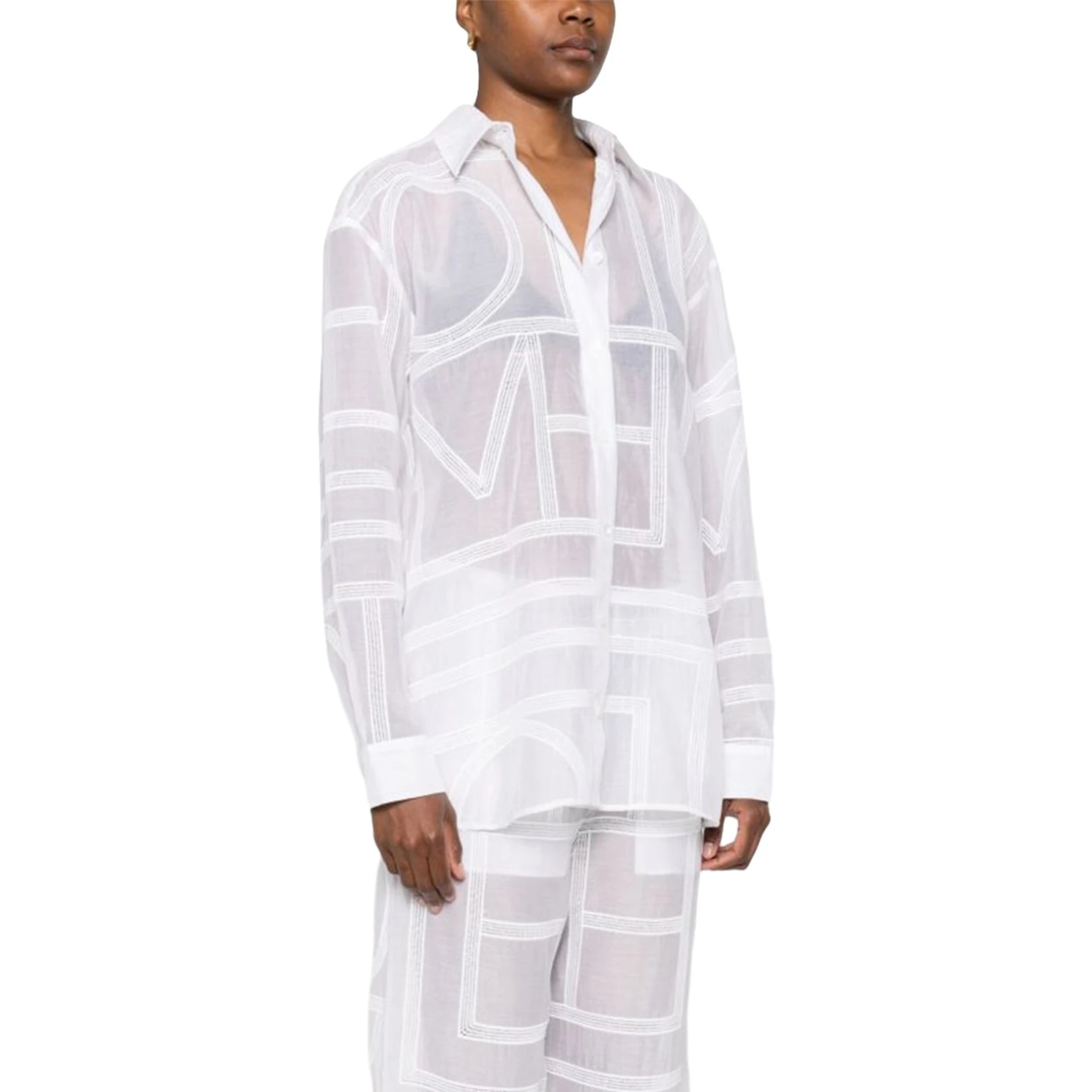 COTTON AND SILK SHIRT