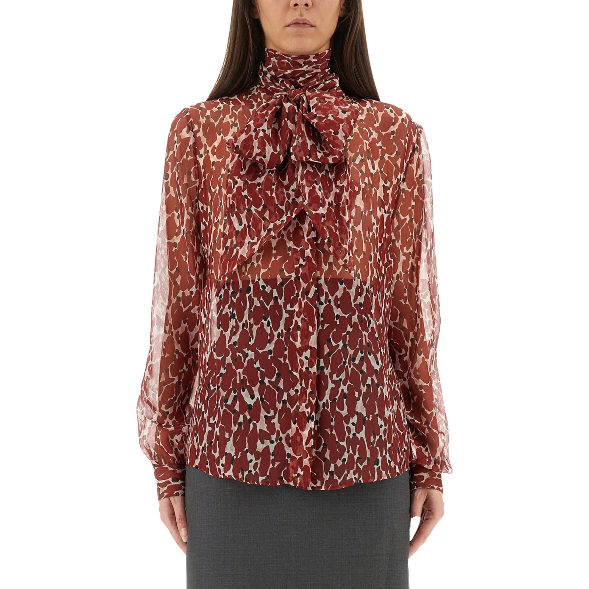 PRINTED SILK SHIRT