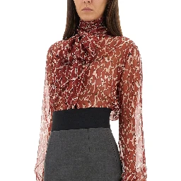 PRINTED SILK SHIRT