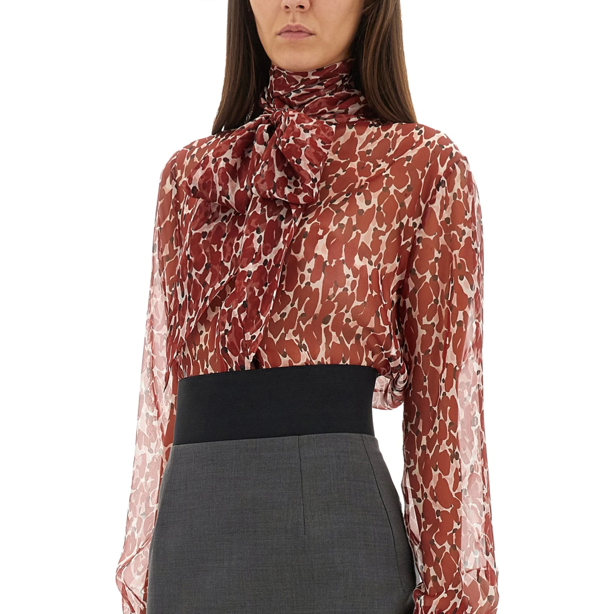 PRINTED SILK SHIRT