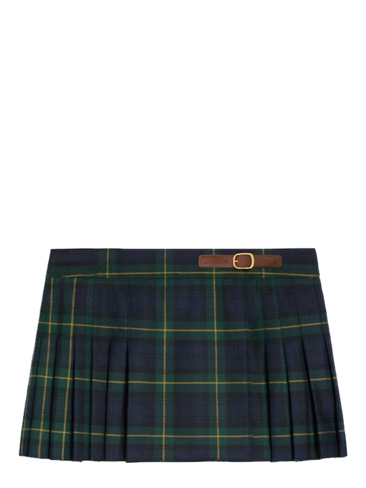 WOOL MINI SKIRT