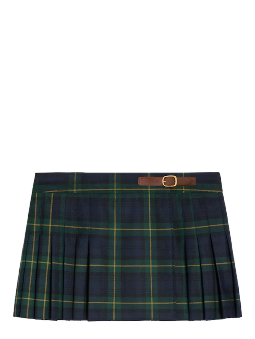 WOOL MINI SKIRT