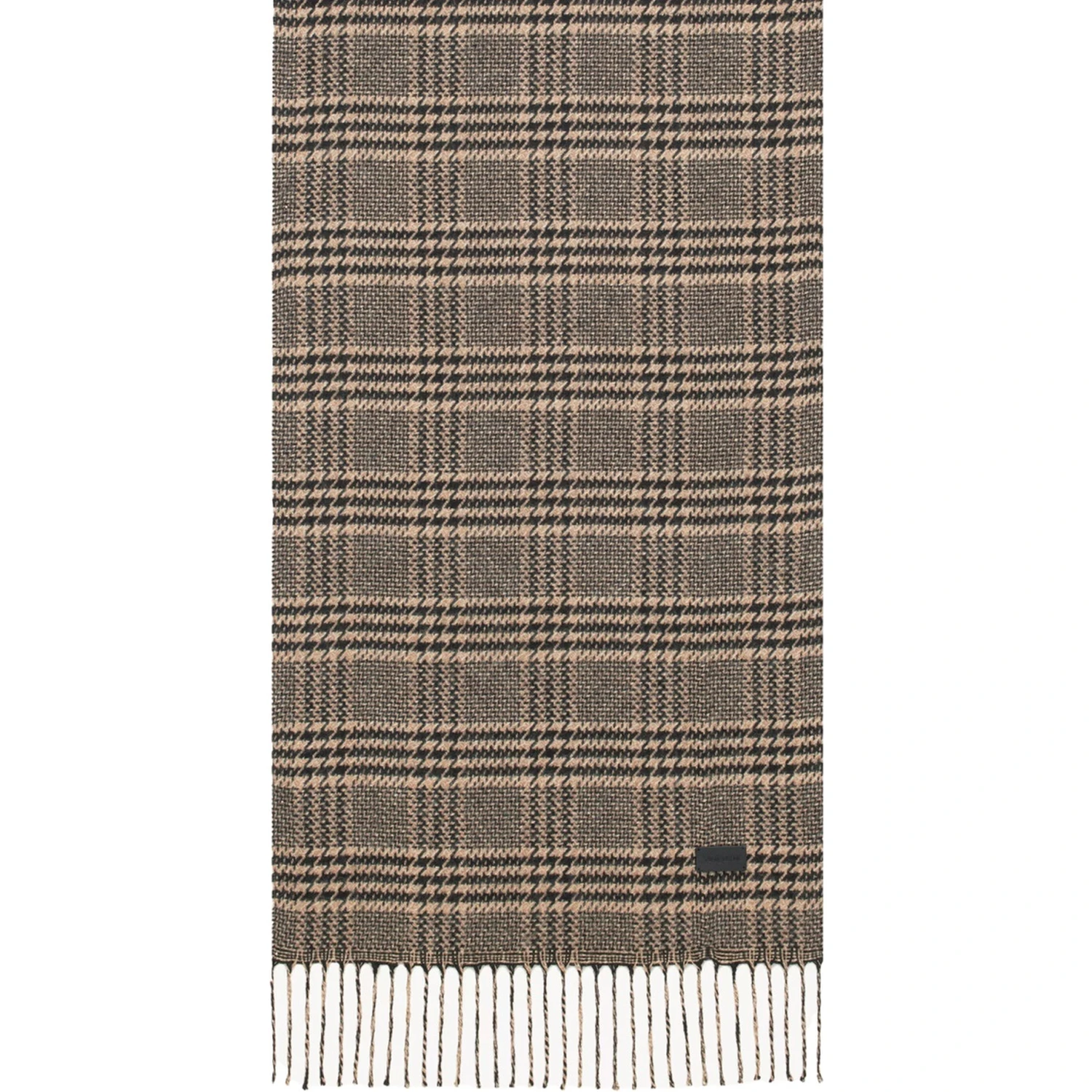 PRINCE OF WALES PATTERN SILK SCARF