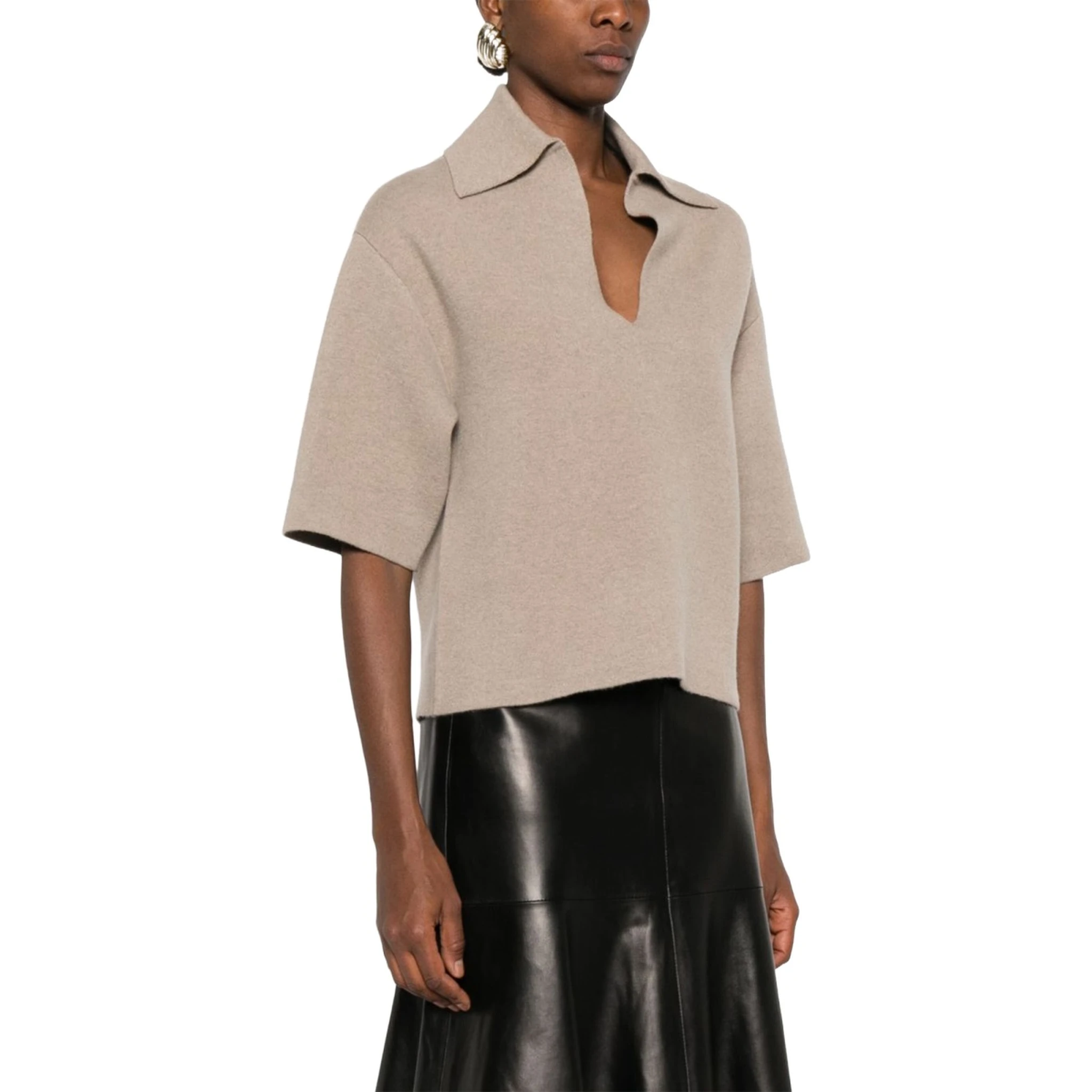 CASHMERE POLO SHIRT