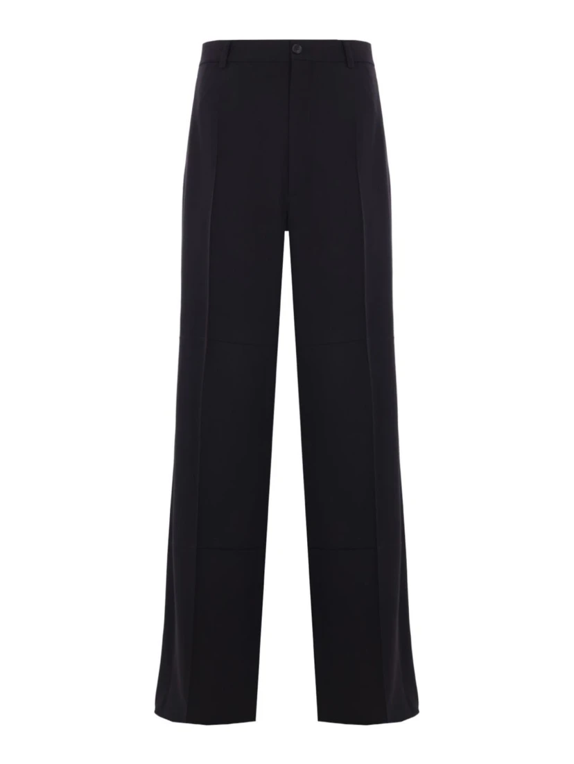 WOOL BLEND TAILORED PANTS