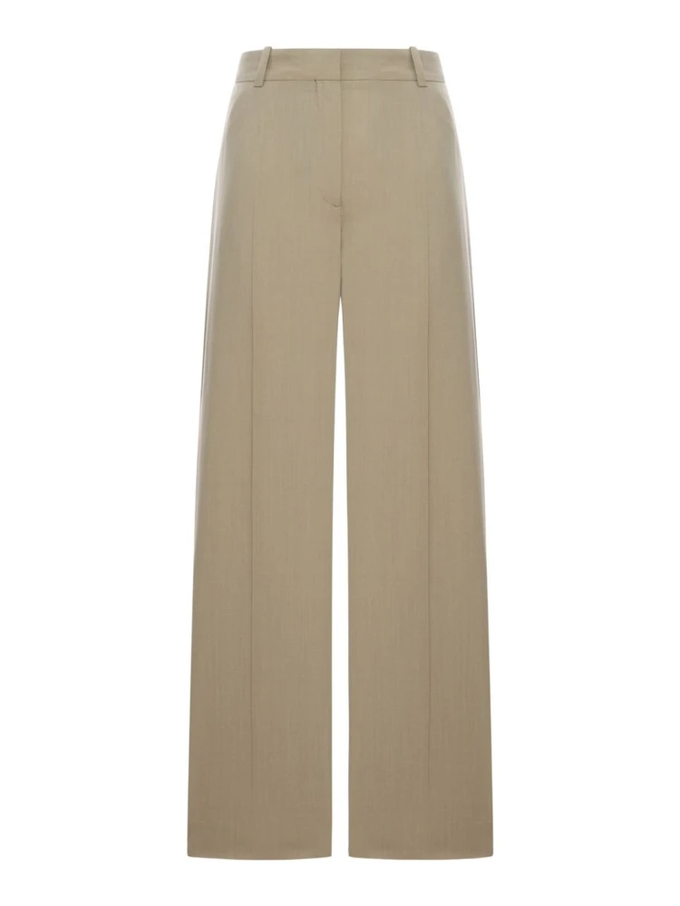 WOOL BLEND TAILORED PANTS