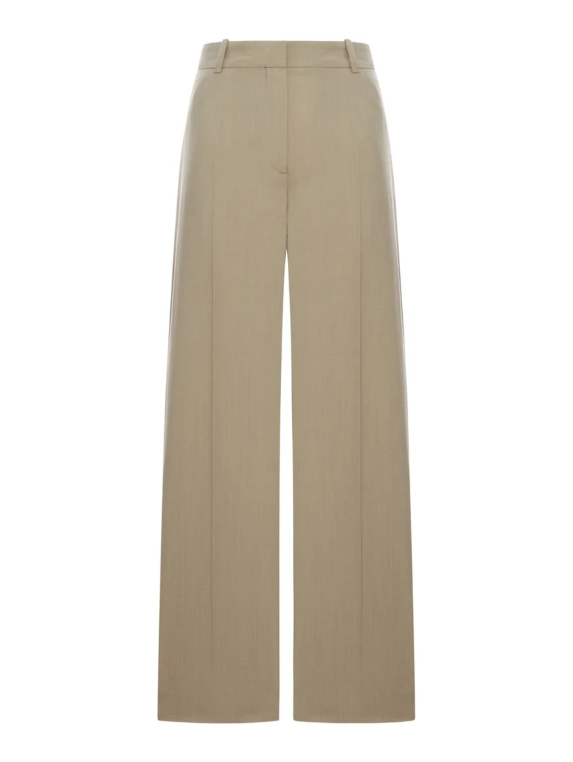 WOOL BLEND TAILORED PANTS