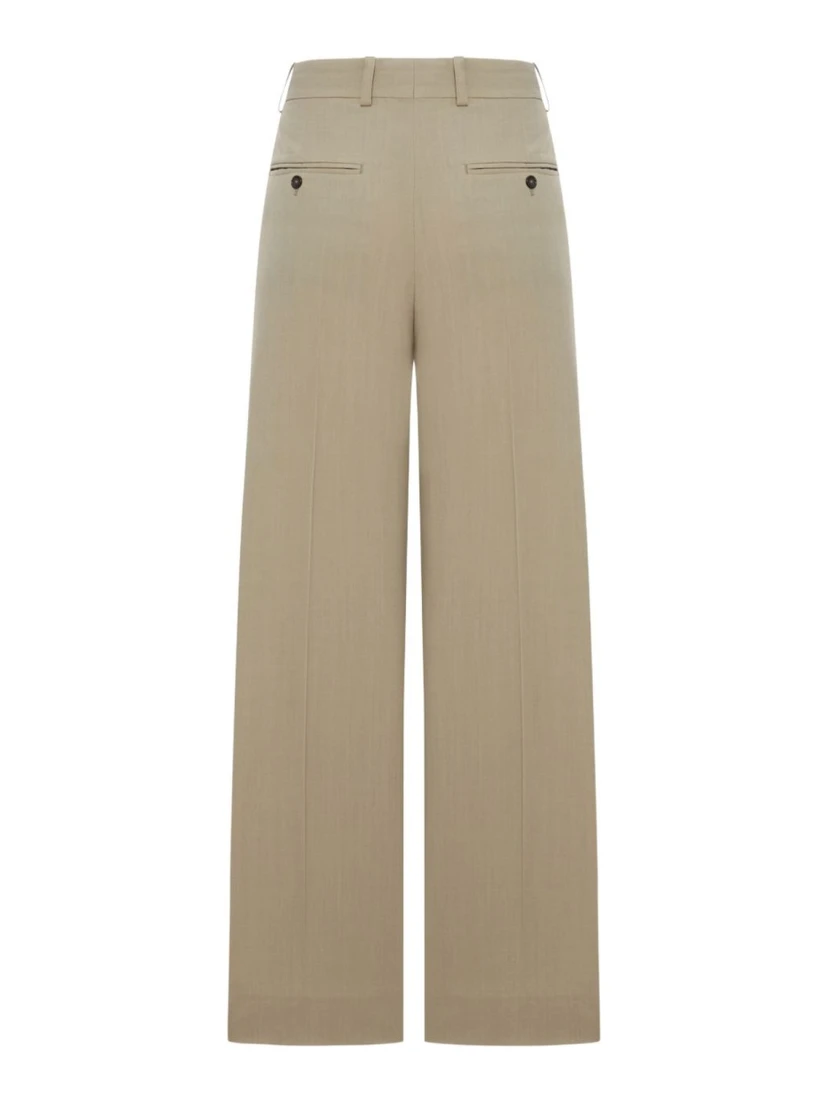 WOOL BLEND TAILORED PANTS