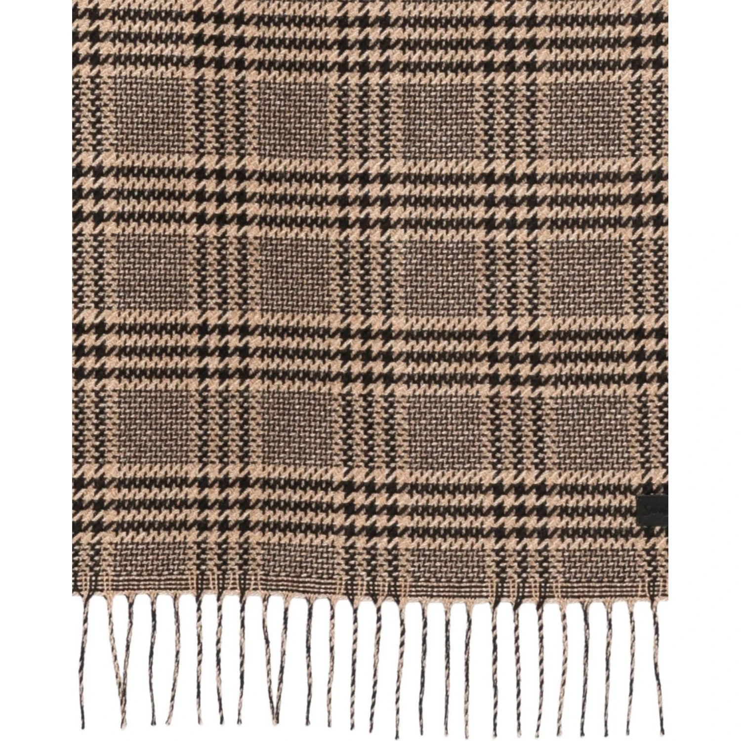 PRINCE OF WALES PATTERN SILK SCARF