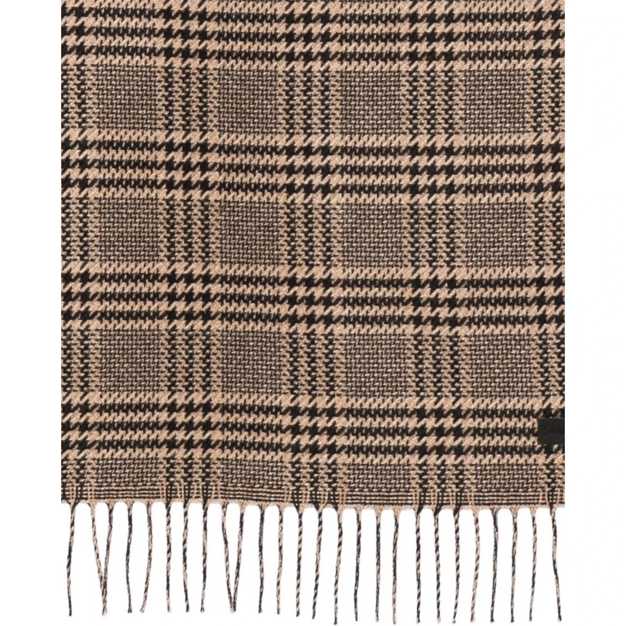 PRINCE OF WALES PATTERN SILK SCARF