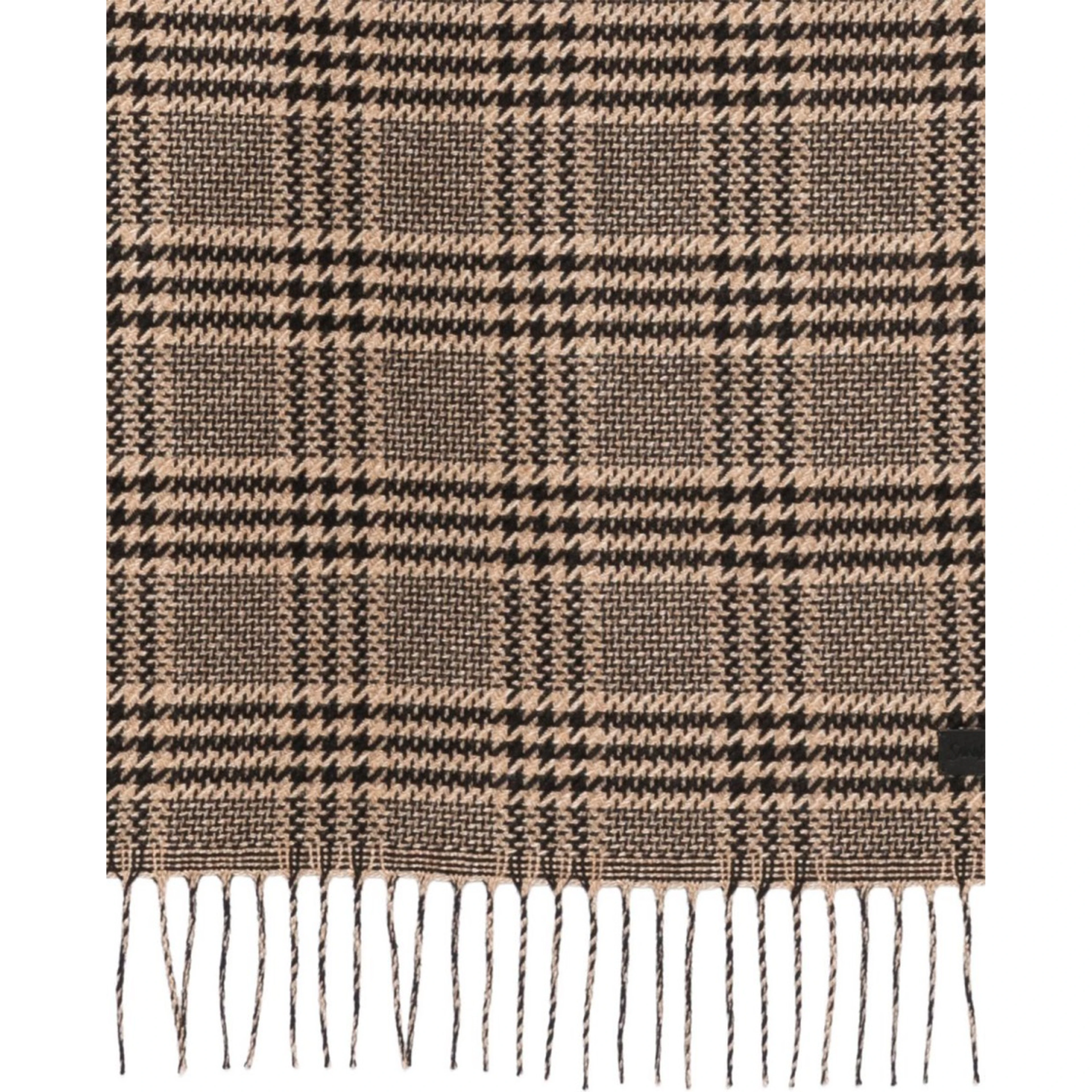 PRINCE OF WALES PATTERN SILK SCARF