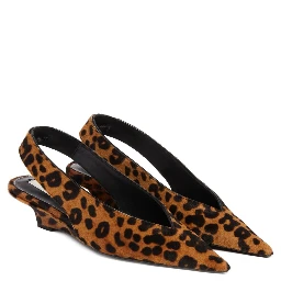WEDGE SLINGBACK PUMPS