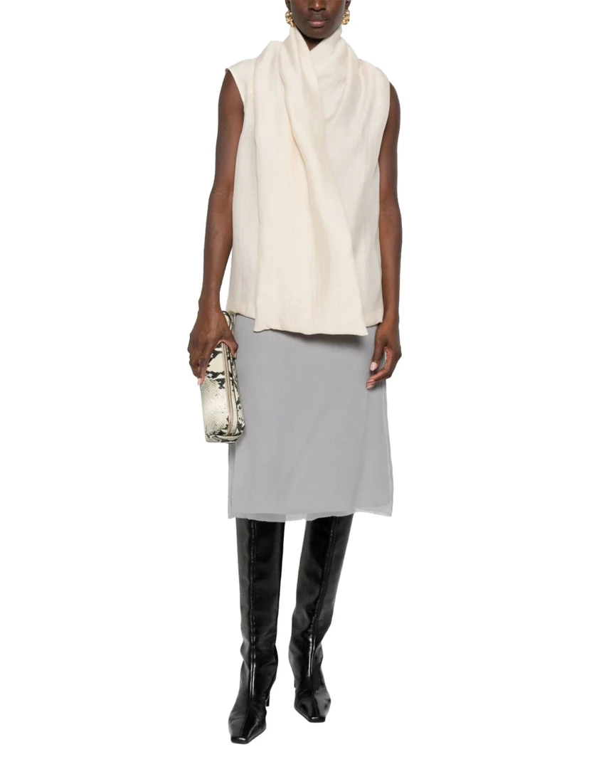 BLOUSE WITH SCARF