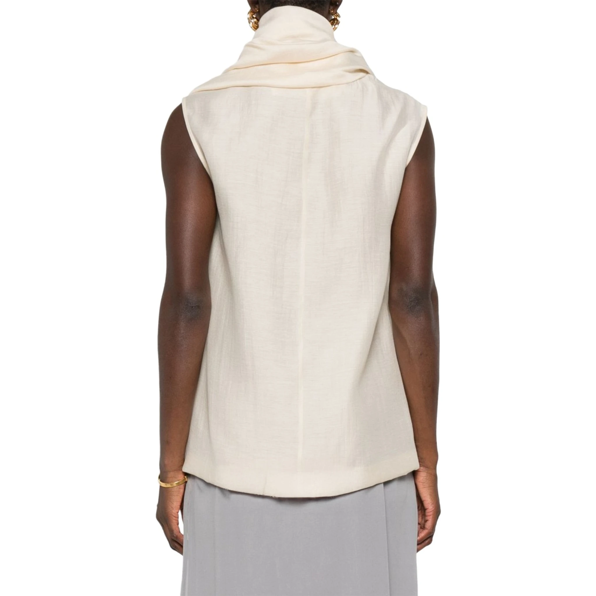 BLOUSE WITH SCARF