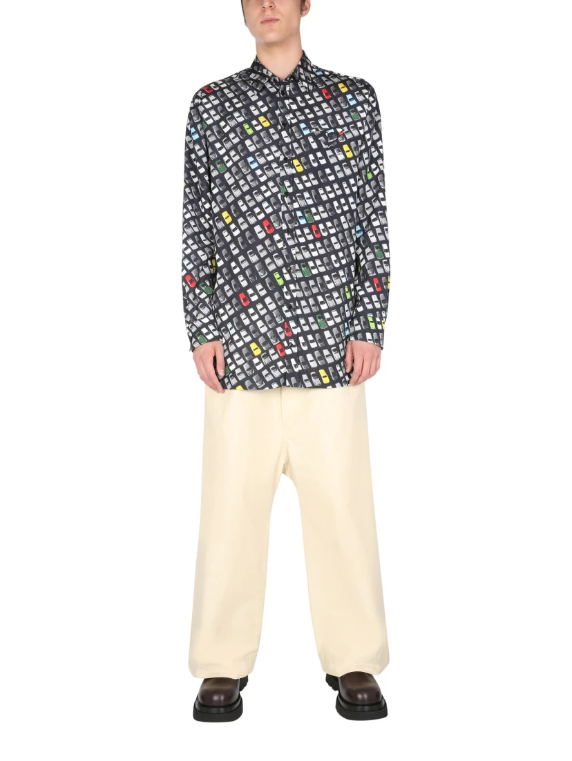 SHIRT WITH ALLOVER PRINT