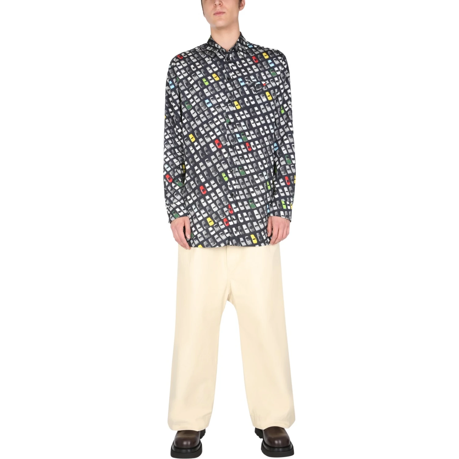 SHIRT WITH ALLOVER PRINT